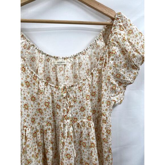 Doen Piazza Dress in Alabaster Countryside - Picture 4 of 10